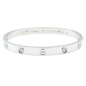 Cartier Love Bracelet 4PD K18WG Diamond